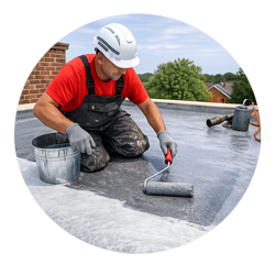 Fibre Glass Roofing Installation