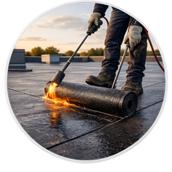Hot Melt Roofing Installation