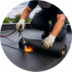 Rubber Roofing Installation