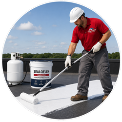 Single Sealoflex Roofing Installation